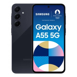 SAMSUNG - Samsung Galaxy A55 5G 16,8 cm (6.6'') Ranura híbrida Dual SIM USB Tipo C 8 GB 128 GB 5000 mAh Marina - SM-A556BZKAEEE