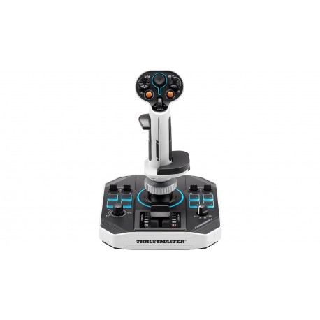 THRUSTMASTER - Sol-R 1 Negro, Blanco USB Palanca de vuelo Analógico/Digital PC - 2960920