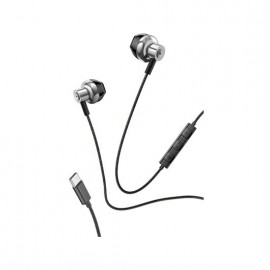 COOL ACCESORIOS - AURICULARES BOTON MICRO COOL STEREO TIPO-C SILVER - CL8434847070889