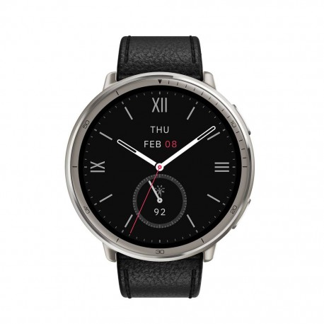 Amazfit W2433EU1N Relojes inteligentes y deportivos 3,35 cm (1.32'') AMOLED Digital 466 x 466 Pixeles Pantalla táctil Plata