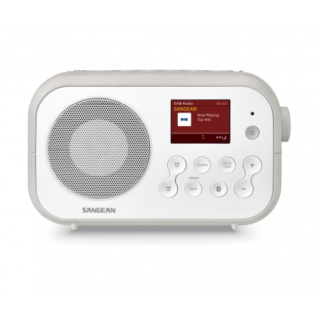 SANGEAN DPR-42BT BLANCO-GRIS / RADIO PORTÁTIL