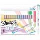Sharpie 2182115 marcador 16 pieza(s) Azul, Marrón, Verde, Naranja, Rosa, Púrpura, Amarillo