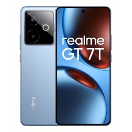 REALME - realme GT 7T 17,3 cm (6.8'') SIM doble Android 15 5G USB Tipo C 12 GB 256 GB 7000 mAh Azul - 631002003278