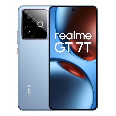 REALME - realme GT 7T 17,3 cm (6.8'') SIM doble Android 15 5G USB Tipo C 12 GB 256 GB 7000 mAh Azul - 631002003278