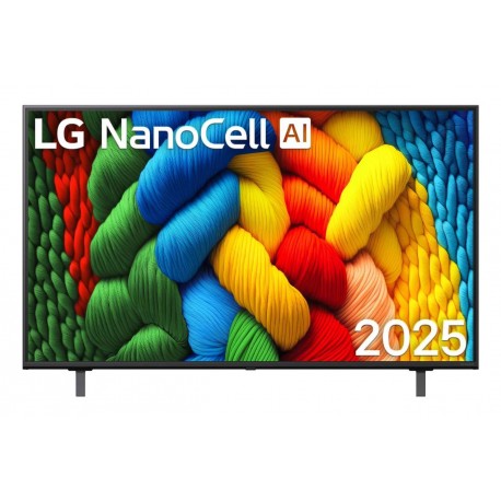 LG - LG NanoCell AI 50NANO81A6A 127 cm (50'') 4K Ultra HD Smart TV Wifi Negro - 50NANO81A6A.AEU