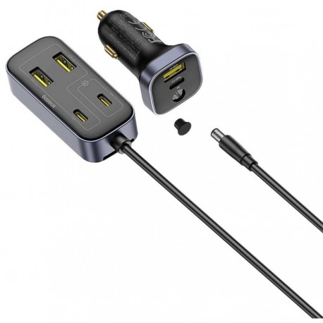 BASEUS - Baseus BackseatPal L1 Universal Negro Encendedor de cigarrillos Auto - c00081100121-00