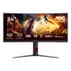 AOC - AOC G4 CU34G4Z pantalla para PC 86,4 cm (34'') 3440 x 1440 Pixeles Wide Quad HD LED Negro, Rojo - CU34G4Z