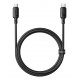 BASEUS - Baseus Silky Şarj Kablo TYPE-C-C 1m-Syh cable USB USB C Negro - P10377704113-00