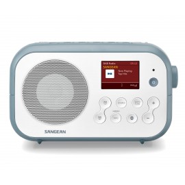 SANGEAN - SANGEAN DPR-42BT BLANCO/PIEDRA AZUL / RADIO PORTÁTIL - SDPR42BTWHSB
