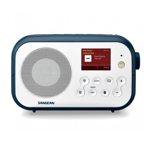 SANGEAN - SANGEAN DPR-42BT BLANCO/AZUL / RADIO PORTÁTIL - SDPR42BTWHIB