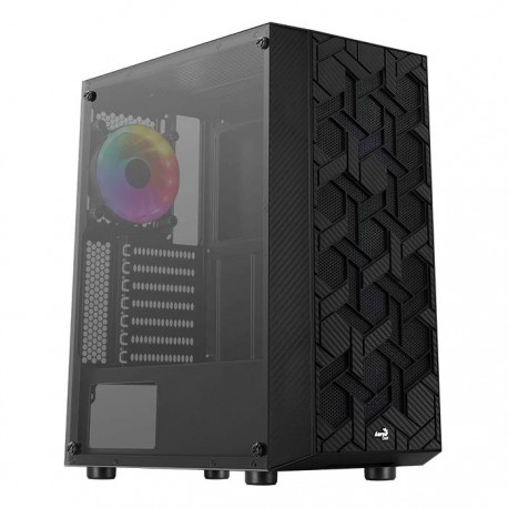 Aerocool Hive-G-BK-v3 Midi Tower Negro