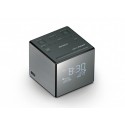 SONY - XDRC1DBP radio Reloj Negro, Plata - XDRC1DBP