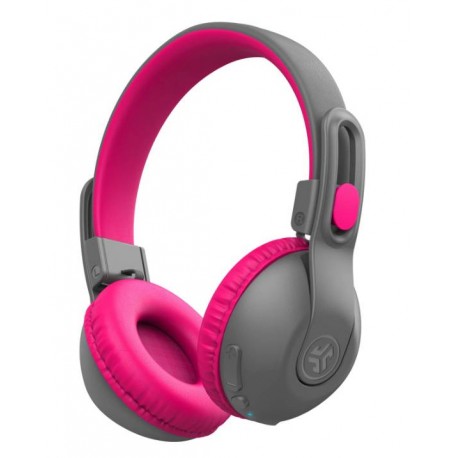 JLab JBuddies Studio 2 Auriculares Inalámbrico y alámbrico Diadema Llamadas/Música USB Tipo C Bluetooth Gris, Rosa
