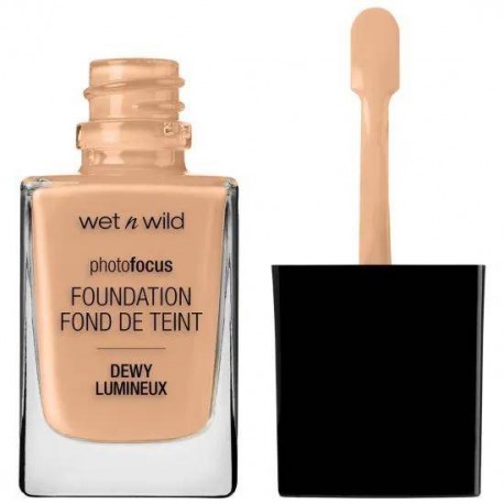 WET N WILD - wet n wild Photo Focus Foundation DEWY 30 ml Botella Líquido 527 Classic Beige - WET1111527E