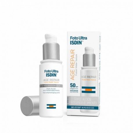 ISDIN - ISDIN Foto Ultra Age Repair SPF 50 Crema de protección solar Cara Adultos - 8470001839749