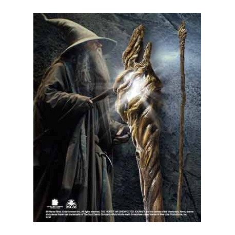 NOBLE COLLECTION - Replica the noble collection el hobbit vara de gandalf con luz 185 cm - NN1247