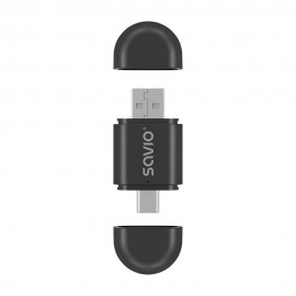 Savio TR-17 transmisor de audio inalámbrico USB 10 m Negro