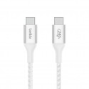 Belkin CAB015bt2MWH cable USB USB 2.0 2 m USB C Blanco