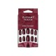 Elegant Touch STEEL THE NIGHT Uñas de las manos Burdeos Monocromo 24 pieza(s) Blister
