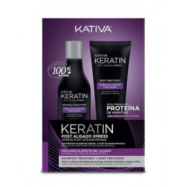 KATIVA Post Alisado Xpress Brazilian Post Straightening Kit
