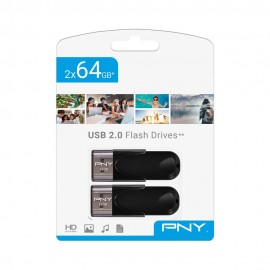PNY Attaché 4 2.0 64GB unidad flash USB USB tipo A Negro
