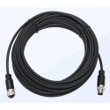 Zebra CBL-PWRD100-M12M12 cable de transmisión Negro 10 m M12