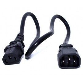 Zebra CS-RAC-IEC-CRD cable de transmisión Negro 0,48 m C13 acoplador C14 acoplador