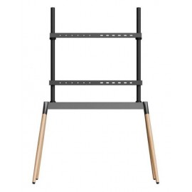 Gembird TVS-86F-01-BK soporte para TV 2,18 m (86'') Negro, Madera