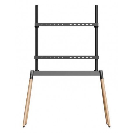 Gembird TVS-86F-01-BK soporte para TV 2,18 m (86'') Negro, Madera