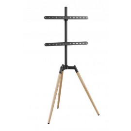 Gembird TVS-65S-01 soporte para TV 165,1 cm (65'') Negro, Madera