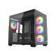 XYZ TESSERACT X, TORRE GAMING,DUAL CHAMBER, 7x VENTILADORES, CRISTAL,BTF, TYPO C, ATX, NEGRA