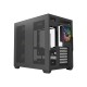 XYZ TESSERACT X, TORRE GAMING,DUAL CHAMBER, 7x VENTILADORES, CRISTAL,BTF, TYPO C, ATX, NEGRA