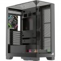 XYZ TRIFECTA, TORRE GAMING, 2x VENTILADORES, 3D ULTRA-PANORAMICO,BTF, TYPO C, ATX, NEGRA