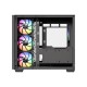 XYZ QUBEX, TORRE GAMING,DUAL CHAMBER, 4x VENTILADORES, A-RGB, MESH DUAL ,BTF, TYPO C, ATX, NEGRA