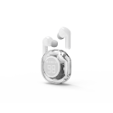 Auriculares Bluetooth TWS blancos con indicador de bateria LCD
