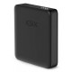 Ksix Powerbank Nano 5.000 mAh, Tamaño de bolsillo, Power Delivery, 20 W, Cable USB-C a USB-C, Indicadores LED, Negro