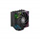 XYZ THERMAX 4, DISIPADOR CPU,4 HEATPIPES, VENTILADOR VORTEX ALTO RENDIMIENTO, 120MM, NEGRO