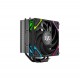 XYZ THERMAX 4, DISIPADOR CPU,4 HEATPIPES, VENTILADOR VORTEX ALTO RENDIMIENTO, 120MM, NEGRO