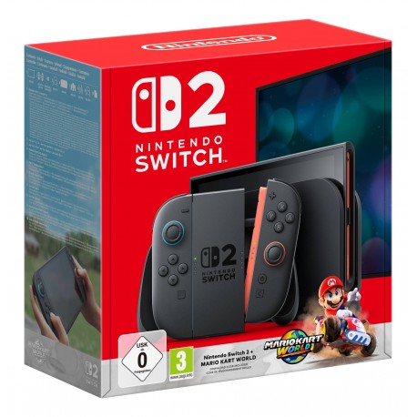 Nintendo Switch 2 + Mario Kart World videoconsola portátil 20,1 cm (7.9'') 256 GB Pantalla táctil Wifi Negro