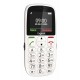 GIGASET - Gigaset GL395 5,59 cm (2.2'') 90 g Blanco Teléfono para personas mayores - s30853-h1230-r103