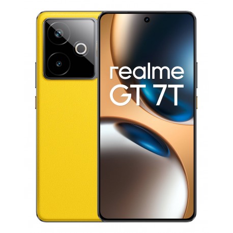 realme GT 7T 17,3 cm (6.8'') SIM doble Android 15 5G USB Tipo C 12 GB 256 GB 7000 mAh Amarillo