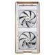 Lian Li Lancool LAN217W carcasa de ordenador Midi Tower Blanco, Madera