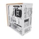 Lian Li Lancool LAN217W carcasa de ordenador Midi Tower Blanco, Madera