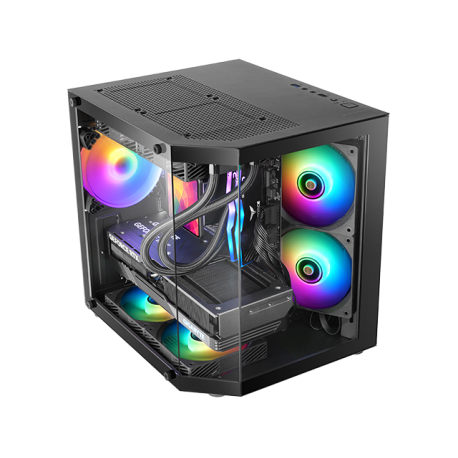 CAJA MINITORRE ATX MC-3TLITE NEGRO MARS GAMING