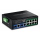 Trendnet TI-BG108 switch Gigabit Ethernet (10/100/1000) Energía sobre Ethernet (PoE) Negro