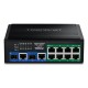 Trendnet TI-BG108 switch Gigabit Ethernet (10/100/1000) Energía sobre Ethernet (PoE) Negro