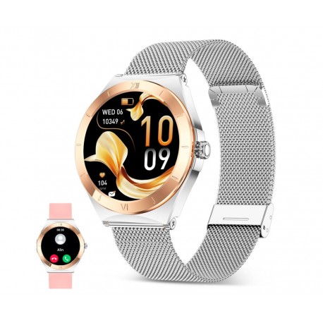 KSIX - KSIX LYA ROSA / SMARTWATCH 1.19/ 2 CORREAS (METAL + SILICONA) - BXSW29P
