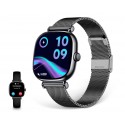 KSIX - KSIX IRIA NEGRO / SMARTWATCH 1.7/ 2 CORREAS (METAL + SILICONA) - BXSW30N