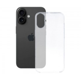 KSIX TRASERA DE SILICONA TRANSPARENTE / APPLE IPHONE 16
