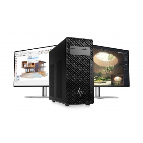 HP - HP Z2 Tower G1i Workstation Desktop PC Wolf Pro Security Edition Windows 11 Pro Negro - A40NXET